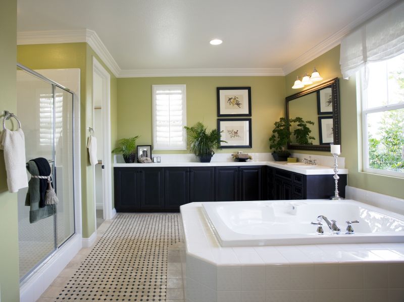 Refinished Bathtub in a Modern Bathroom