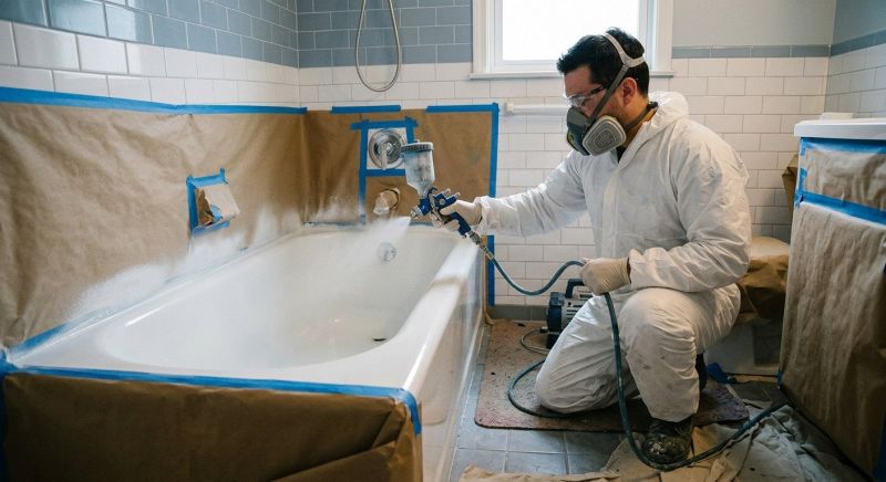 Bathtub Refinishing project example